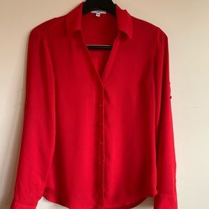 Express Portfolio Button down (red)